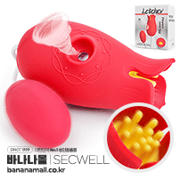 [10단 진동+흡입] 렛처 플라워즈 러브 에그 석션 바이브레이터(Letcher Flowers Love Egg Suction Vibrator) - SECWELL(SW1036)
