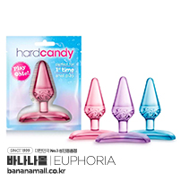 [애널 플레이] 블러쉬 하드캔디 플러그 세트(Blush Hard Candy Plug Set) - 3개 세트/유포리아(1000000431) (BRS)