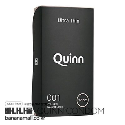 [초박형 콘돔] 퀸 001 울트라 씬 초박형 콘돔 12P(Quinn 001 Ultra Thin Condom 12P) [NR]