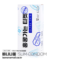 [초박형 콘돔] 홍콩가는 티켓 초박형 12P (880900157956) [NR]