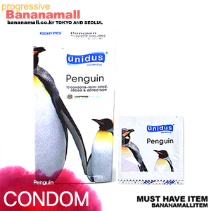 [유니더스얇은콘돔형] 펭귄 콘돔 1box(10p)