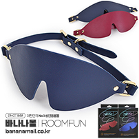 [SM 플레이] 룸펀 레더 블라인드폴드(Roomfun Leather Blindfold) - 룸펀(ZW-095A) (RMP)