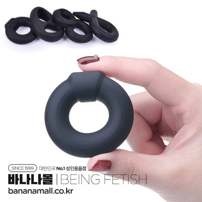 [발기 강화] 실리콘 프레스 콕 링(Silicone Press Cock Ring) - 빙페티쉬(BF-20895) (BING) 추가이미지1