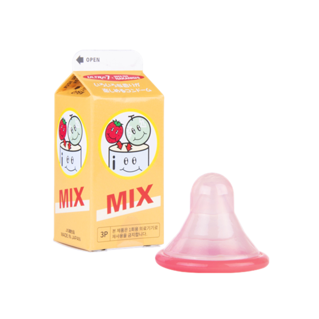 [초박형 향기 콘돔] 나가니시 프루트 미니팩 3p 초박형(Nakanishi Condom 3P)