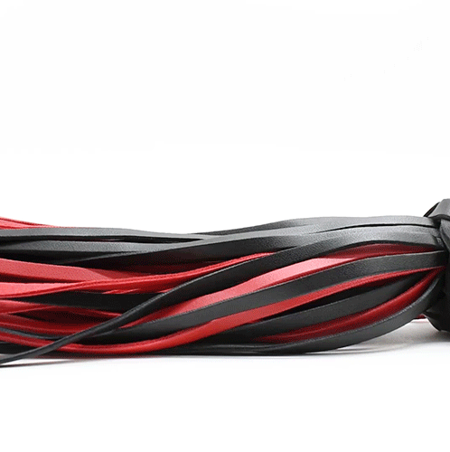 [SM 용품] 블랙 앤 레드 레더 윕(Black and Red Leather Whip) - 네젠드(E0056) (NZD) 추가이미지6