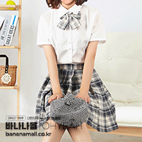 스위트 JK 고급 학생 주름치마 교복(Sweet JK uniform high-quality student pleated skirt college style) - 오예(L8540-1) (OHY)