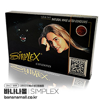 [초코향 콘돔] 심플렉스 블랙팬서 10P(Simplex Condoms 10P)