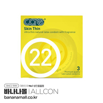 [초박형 콘돔] 케어 22 초박형 3p(Care 22 Condom 3P) (ALC)