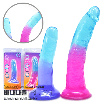 [미국 직수입] 비 유얼스 투톤 딜도 시리즈(B Yours Two-tone dildo Series) - 브러쉬(BL-38400) (BRS)(DJ)