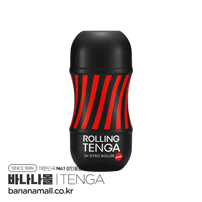 [일본 직수입] TENGA 자이로 롤러 컵 블랙(TENGA ジャイロローラー カップ) - 텐가(TOC-101GH) (TGA)