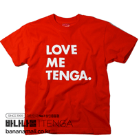 [Tenga] 러브 미 텐가 티셔츠 레드(LOVE ME TENGA T-SHIRTS レッド) - 텐가(TS-001-SR) (TGA)