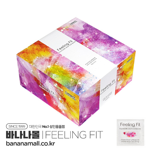 [대용량 콘돔] 필링핏 플레져도트 벌크 1box -  50p(Feeling Fit Pleasure Dot Condom 1box - 50p)
