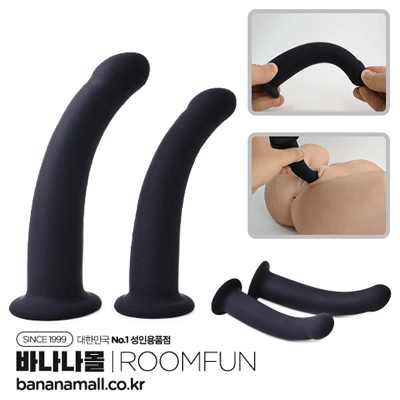 [흡착 딜도] 블랙 바나나 딜도(Black Banana Dildo) - 룸펀(WG-034M) (RMP)(YY)