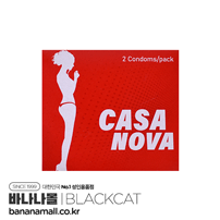 [초박형 콘돔] 카사노바 SOFT FIT 2p - 블랙캣 (BLK)