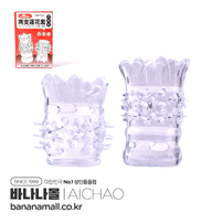 [사정지연+자극] 투명한 연꽃 슬리브 세트 (Transparent Lotus Sleeve set) - 아이챠오(LN0773) (6922359307002) (ICH)