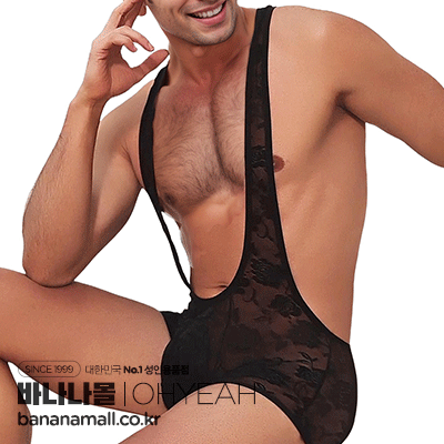 [섹시 언더웨어] 블랙 섹시 레이스 바디슈츠(Black Sexy Lace Bodysuit) - 오예(MP273) (OHY)