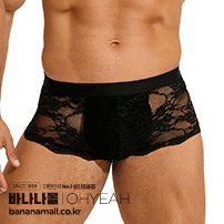 [섹시 팬티] 섹시 레이스 씨 버프 맨 언더웨어(Sexy Lace See Through Men Underwear) - 오예(MP281-1) (OHY)