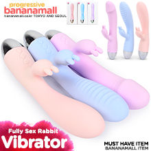 [7단 진동 패턴+3단 진동 속도] 풀리 섹스 래빗 바이브레이터(Leten Fully Sex Rabbit Vibrator) - USB 충전식/레텐(LT1033) (LTN)