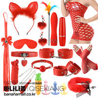 [SM 플레이] 본디지 파티 세트(Bondage Party Set) - 치세샹(ZA-20setred) (CSG)