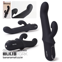 [10단진동+10단회전] 라이노 바이브레이터(Rhino Vibrator) - 가라쿠(GK2348-BK/6975488694048) (GRK)