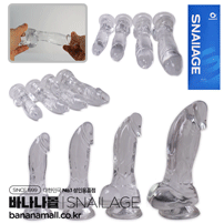 [흡착 딜도] 쿨 클리어 딜도(Cool Clear Dildo) - 스네일(SNG_114) (SNA)