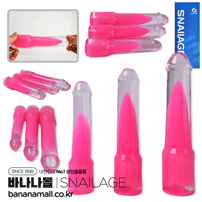 [흡착 딜도] 포터블 핑크 딜도(Portable Pink Dildo) - 스네일(SNG_122) (SNA)