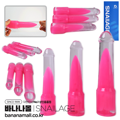 [흡착 딜도] 포터블 핑크 딜도(Portable Pink Dildo) - 스네일(SNG_122) (SNA)