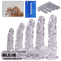 [흡착 딜도] 클리어 킬 딜도(Clear Keel Dildo) - 스네일(SNG_125) (SNA)
