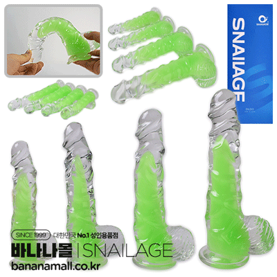 [흡착 딜도] 그린 킬 딜도(Green Keel Dildo) - 스네일(SNG_130) (SNA)