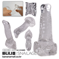 [흡착 딜도] 크리스탈 돌핀 딜도(Crystal Dolphin Dildo) - 스네일(SNG_170) (SNA)