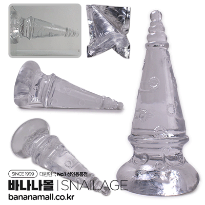 [흡착 딜도] 화이트 아이스크림 딜도(White Ice cream Dildo) - 스네일(SNG_173) (SNA)
