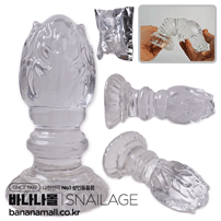 [흡착 딜도] 글래스 러그비 딜도(Glass Rugby Dildo) - 스네일(SNG_174) (SNA)