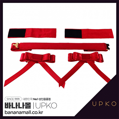 [SM 플레이] 포터블 보우낫 스프레더 바 앤드 리스트레인트 셋(Portable Bowknot Spreader Bar and Restraint Set) - 업코(6971126866174)(BDM)