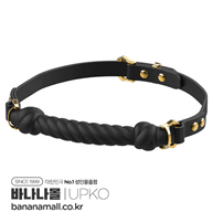 [SM 플레이] 디자이어 포 마우스 본디지 컬렉션 낫 셰이프드 마우스 개그 블랙(Desire for Mouth Bondage Collection-knot-shaped Mouth Gag) - 업코(6971126865191)(BDM)