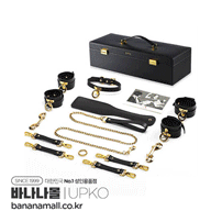 [SM 플레이] 레더 킨키 툴스 셋 블랙(Leather Kinky Tools Set) - 업코(6971126860271)(BDM)