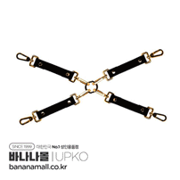 [SM 플레이] 본디지 부티크 레더 혹타이 블랙(Bondage Boutique Leather Hogtie Black) - 업코(6971126860257)(BDM)