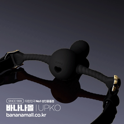 [SM 플레이] 디자이어 포 마우스 본디지 컬렉션 딜도 셰이프드 마우스 개그 블랙(Desire for Mouth Bondage Collection-dildo-shaped Mouth Gag) - 업코(6971126865214)(BDM)