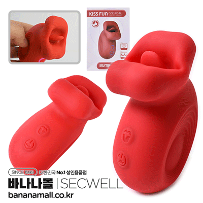 [10단 진동+10단 피스톤] 퍼니 키스 바이브레이터(Funny Kiss Vibrator) - SECWELL(SW24121) (SWL)