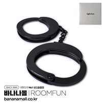 [SM 용품] 건 메탈 핸드커프(Gun Metal Handcuff) - 룸펀(ZW-032C) (RMP)(YY) (DJ)