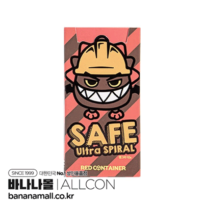 [나선형 콘돔] 세이프 울트라 스파이럴 12p (ALC)