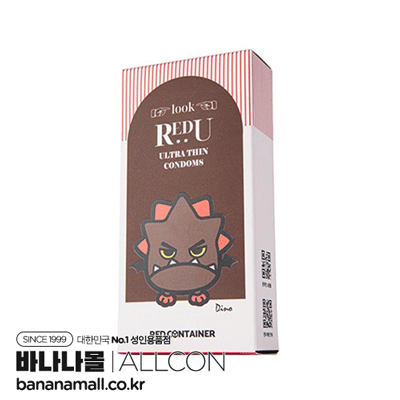 [초박형 콘돔] 레드U Look 초박 12p (디노) (ALC)