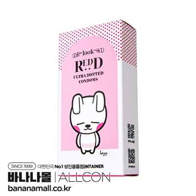 [도트형 콘돔] 레드D Look 도트 12p (ALC)