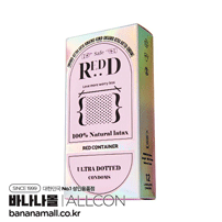 [도트형 콘돔] 레드D Safe 도트 12p (ALC)