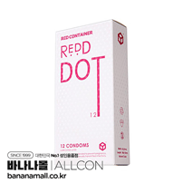[도트형 콘돔] 레드D 오리지널 도트 12p (ALC)
