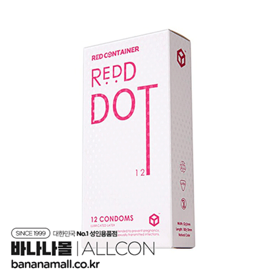 [도트형 콘돔] 레드D 오리지널 도트 12p (ALC)