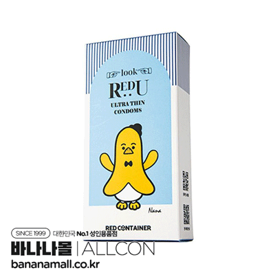[초박형 콘돔] 레드U Look 초박 12p (나나) (ALC)