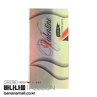 [극초박형 콘돔] 발렌타인 골드 10p 극초박형 (ALC)