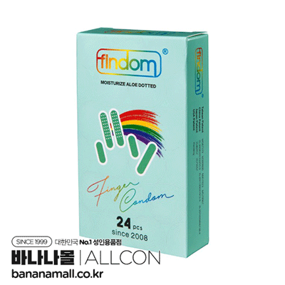 [손가락 콘돔] 핀돔 모이스처 알로에 도트 24p (ALC)