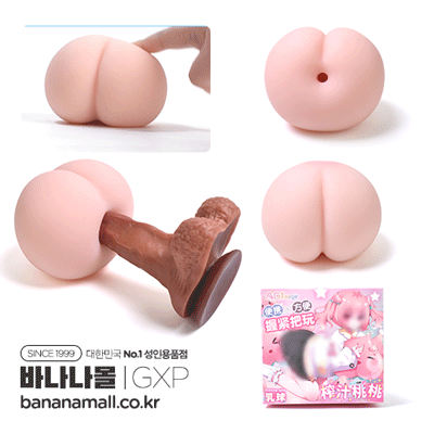 [소프트 오나홀] AGI 주싱 피치 피치 (AGI Juicing Peach Peach) - 지엑스피 (6975817580035) (GXP)