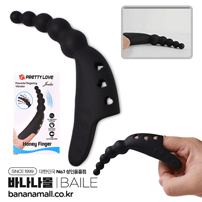 [10단 진동] 블랙 핑거 바이브레이터(Black Finger Vibrator) - 바일러(BI-300088/6959532361452) (BIR)